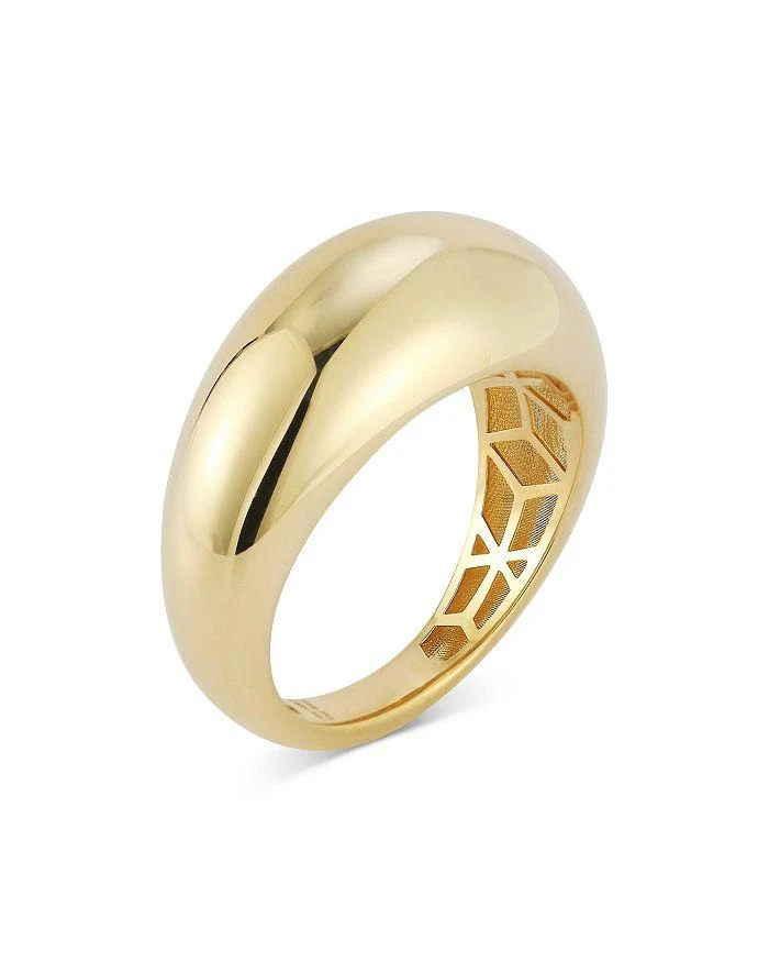 Alberto Amati 14K Yellow Gold Polished Dome Ring 1