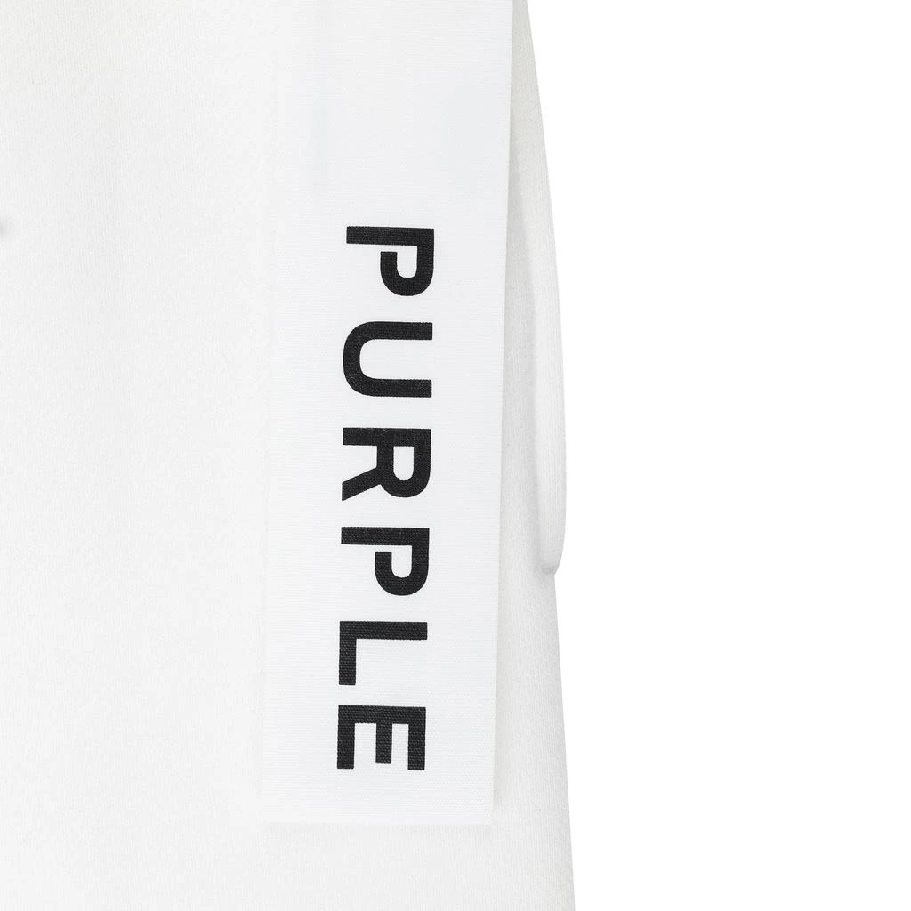 Purple Brand HEAVY FLEECE SHORT WHITE SHORTS 6