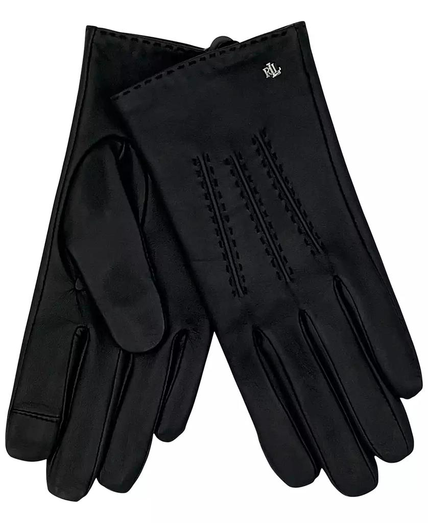 Ralph Lauren Pick Stitch Leather Gloves