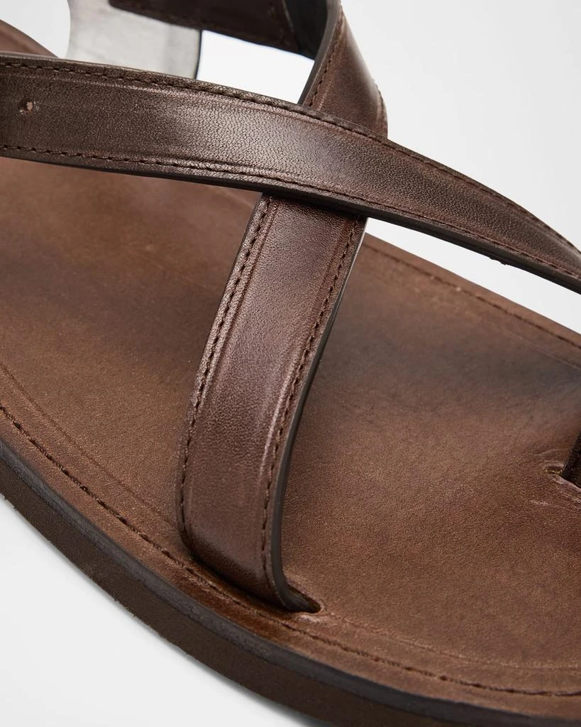 Dries Van Noten Men's Leather Slingback Sandals 5