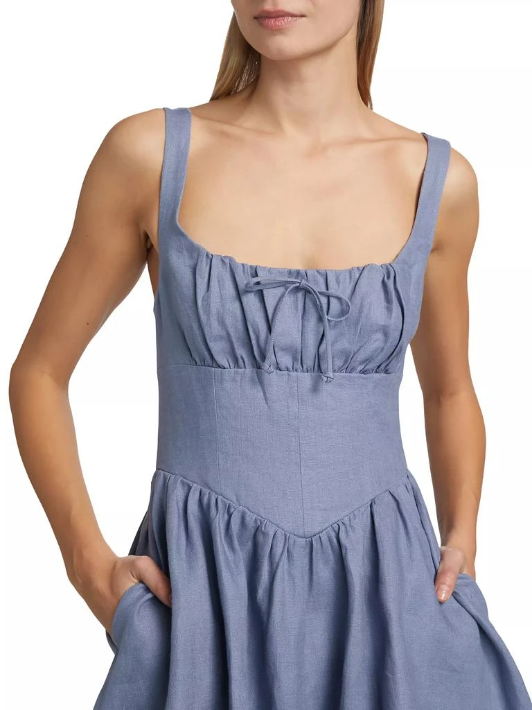 Reformation Daria Linen Minidress 6