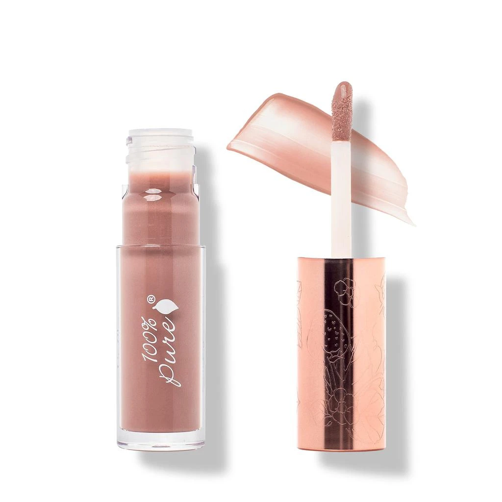 100% Pure Fruit Pigmented Lip Gloss: Pink Caramel 1