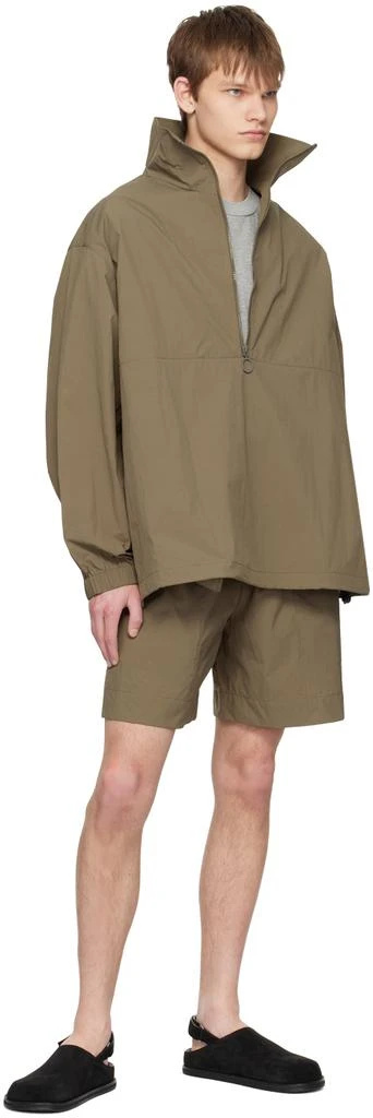 Studio Nicholson Khaki Ford Shorts 4
