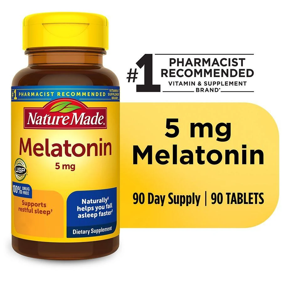 Nature Made Melatonin 5 mg Tablets 7