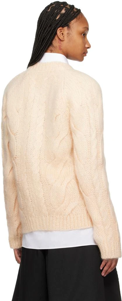 MAISON MARGIELA Orange Raglan Cardigan 3