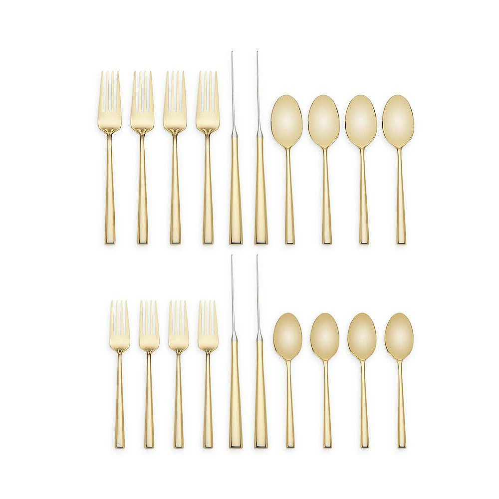 Kate Spade Malmo Gold 20 Piece Flatware Set 2
