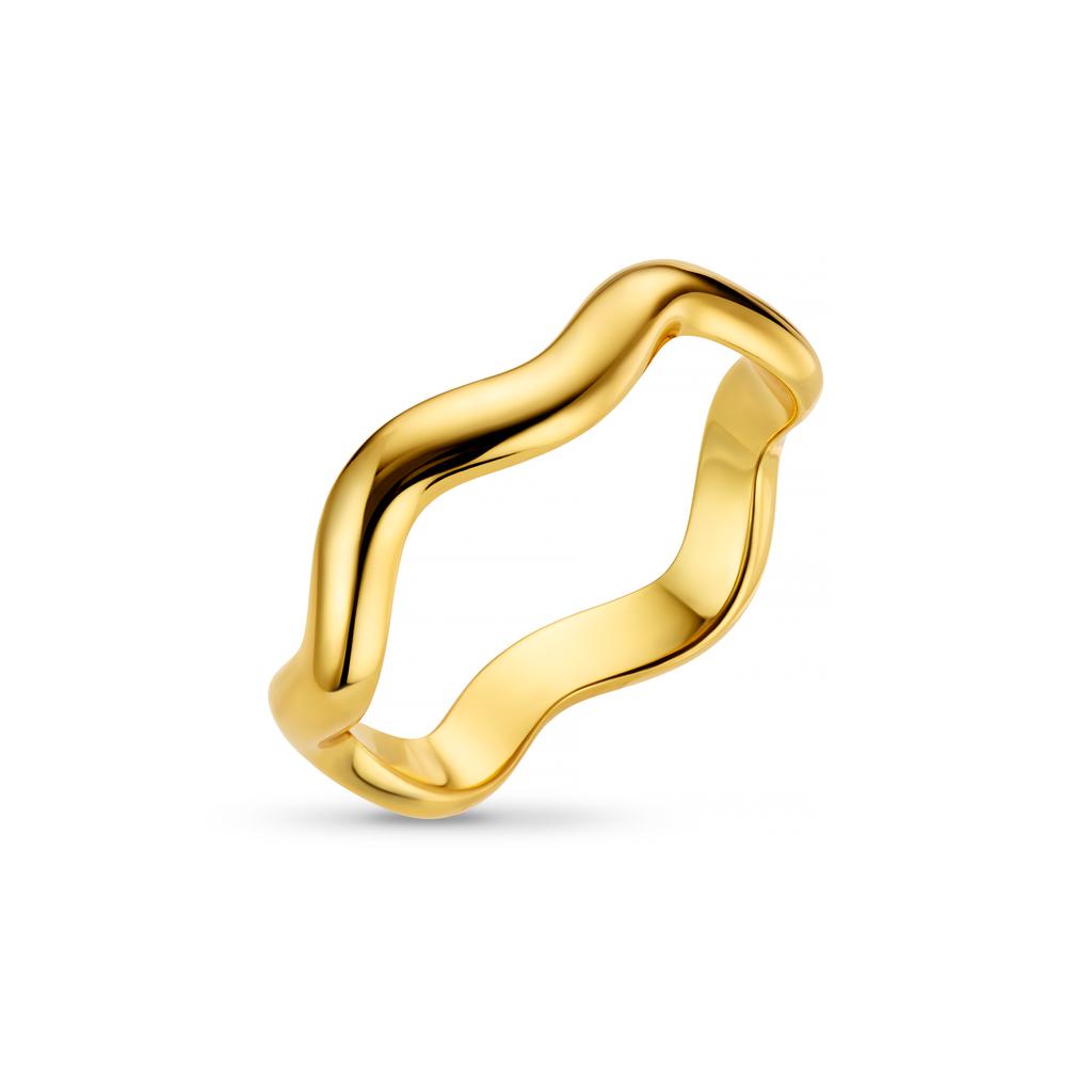 Orelia London Polished Wave Ring