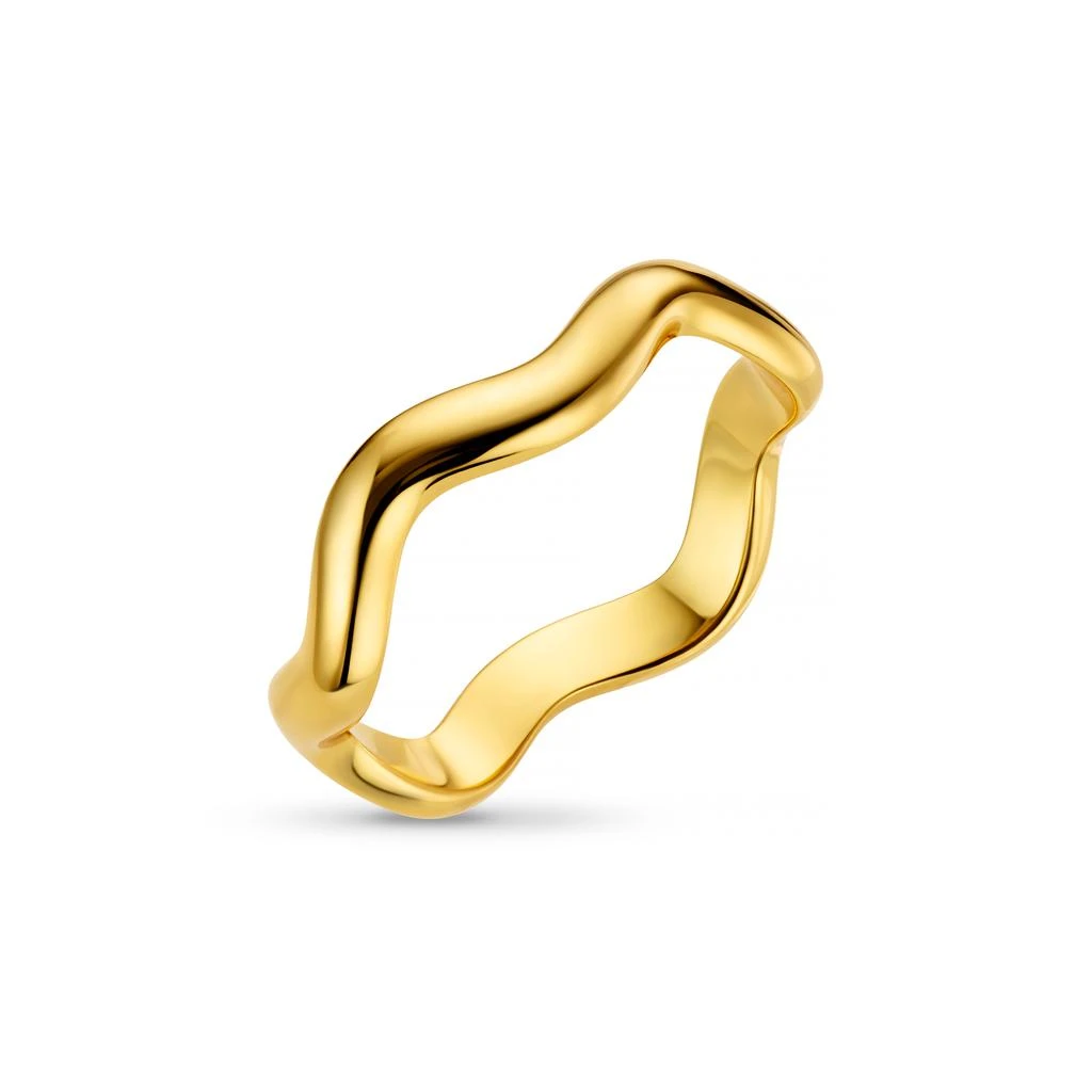 Orelia London Polished Wave Ring 1