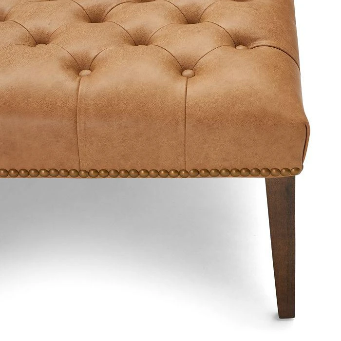 Massoud Heath Tufted Ottoman 2