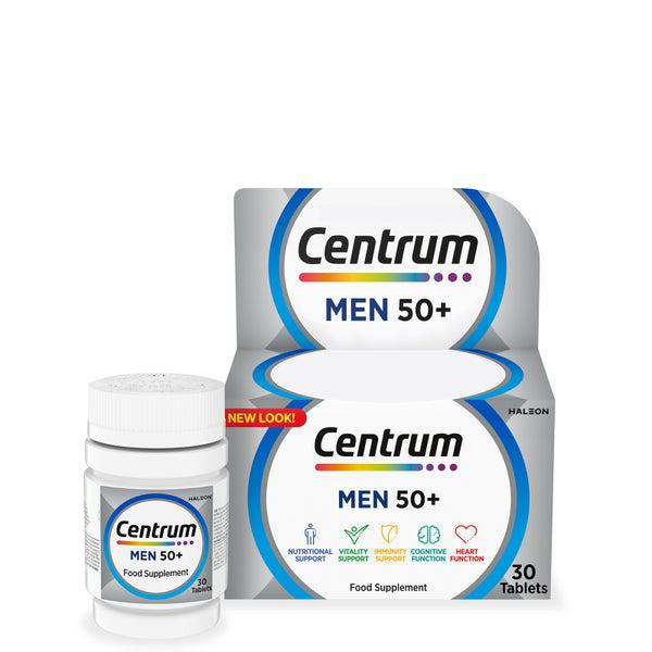 Centrum Centrum Men's 50+ Multivitamins and Minerals Tablets - 30 Tablets