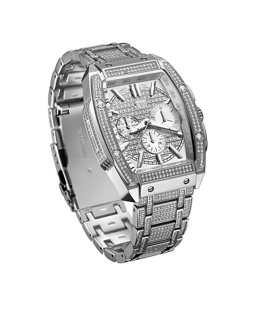 Jbw Men's Echelon Platinum Series Diamond (3 ct. t.w.) Stainless Steel Watch, 41Mm 4