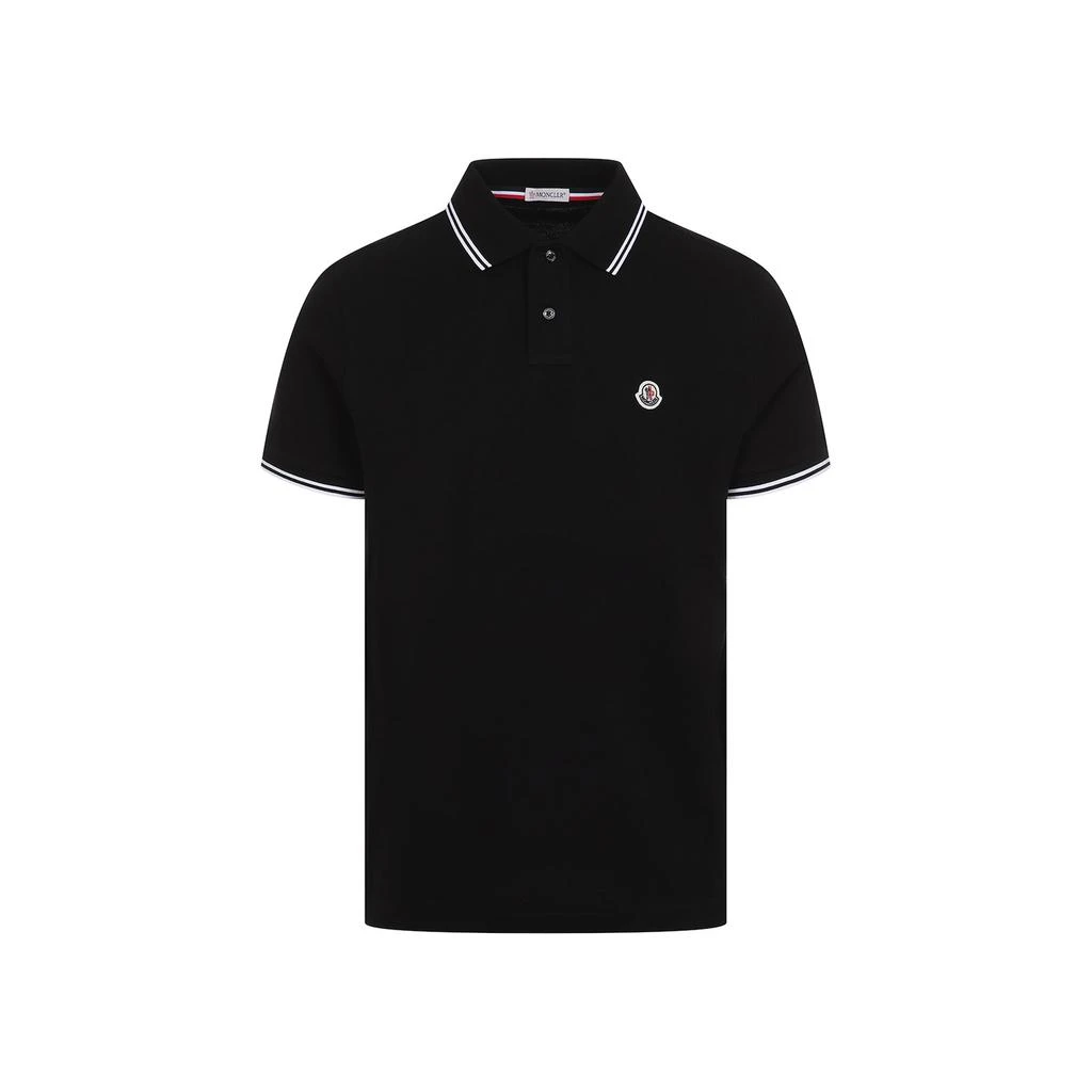 Moncler Moncler Logo Patch Short-Sleeved Polo Shirt 1