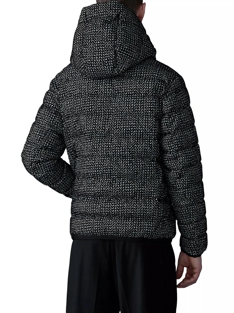 Mackage Jack Chevron &amp; Houndstooth Hooded Down Coat 5