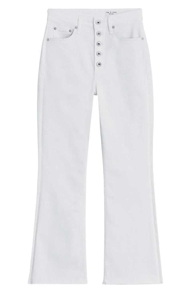 Rag & Bone Casey Exposed Button High Waist Ankle Flare Jeans 5