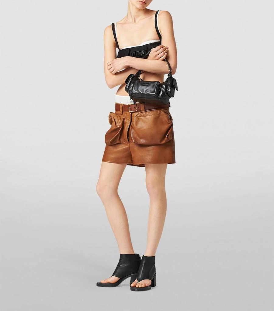 Miu Miu Leather Pocket Shoulder Bag 7