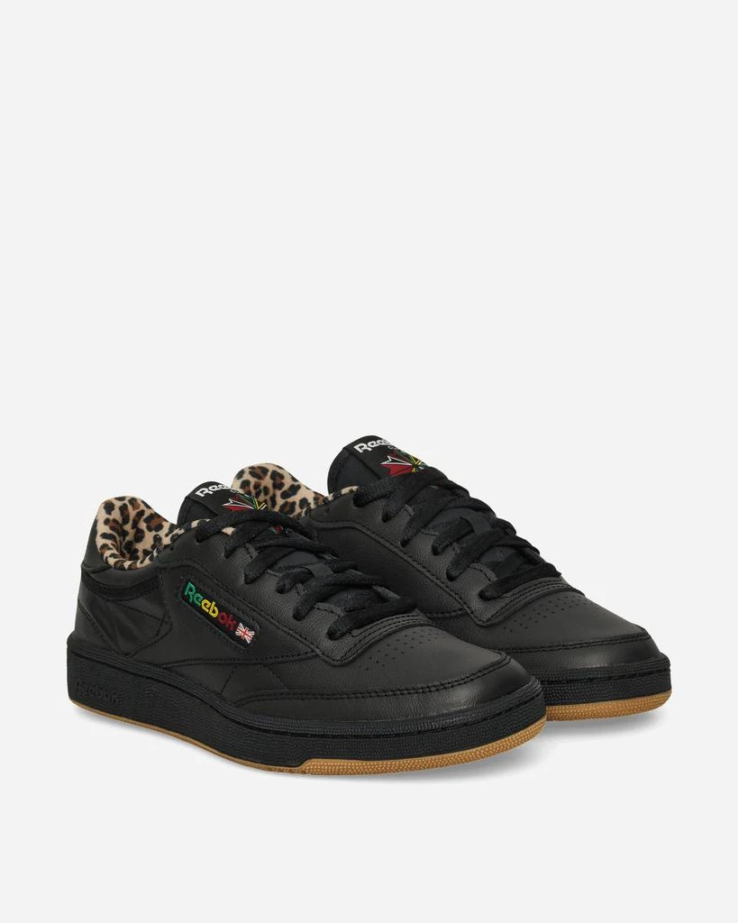 Reebok WACKO MARIA Club C 85 Vintage Sneakers Black / Leopard 2