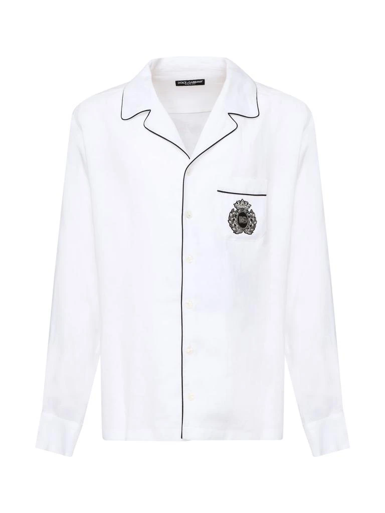 Dolce & Gabbana Dolce & Gabbana Heraldic Emblem Long-Sleeved Shirt 1