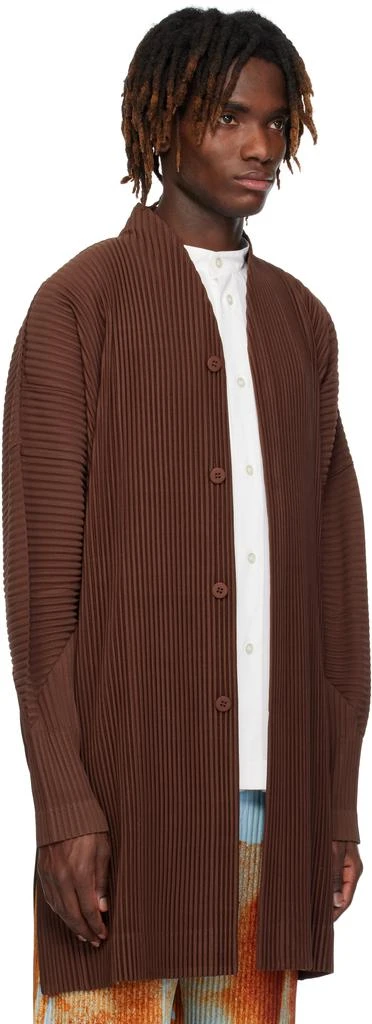 Homme Plissé Issey Miyake Brown Monthly Color February Coat 2
