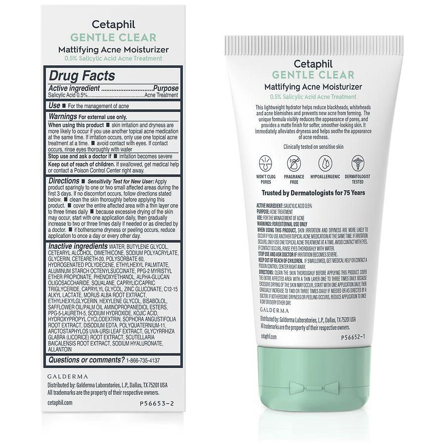 Cetaphil Gentle Clear Mattifying Acne Moisturizer 5