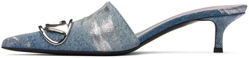 Diesel Blue D-Venus Kittie Denim Mules 3