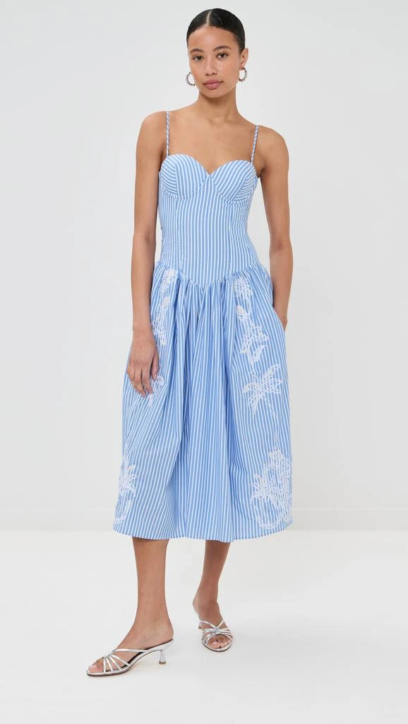 STELLA JEAN Bustier Midi Dress 6