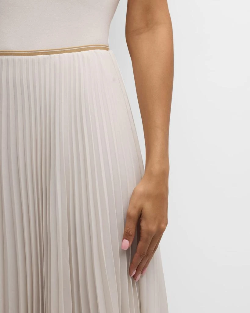 Vince Draped Pleated Midi Skirt 5