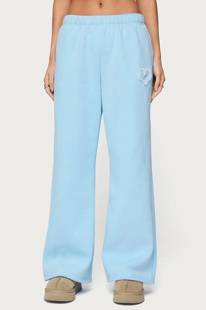 Edikted Edikted Love Edikted Wide Leg Sweatpants