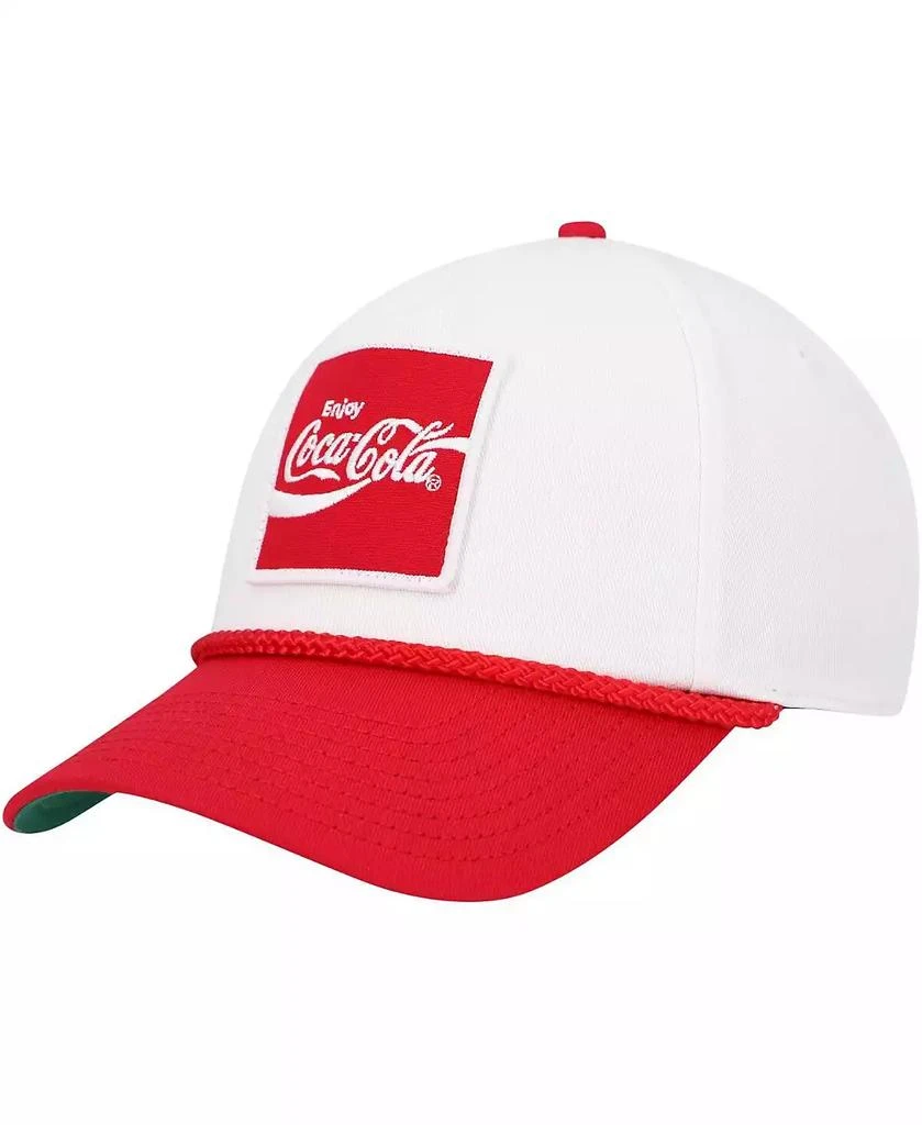 American Needle Men's White, Red Coca-Cola Roscoe Adjustable Hat 1