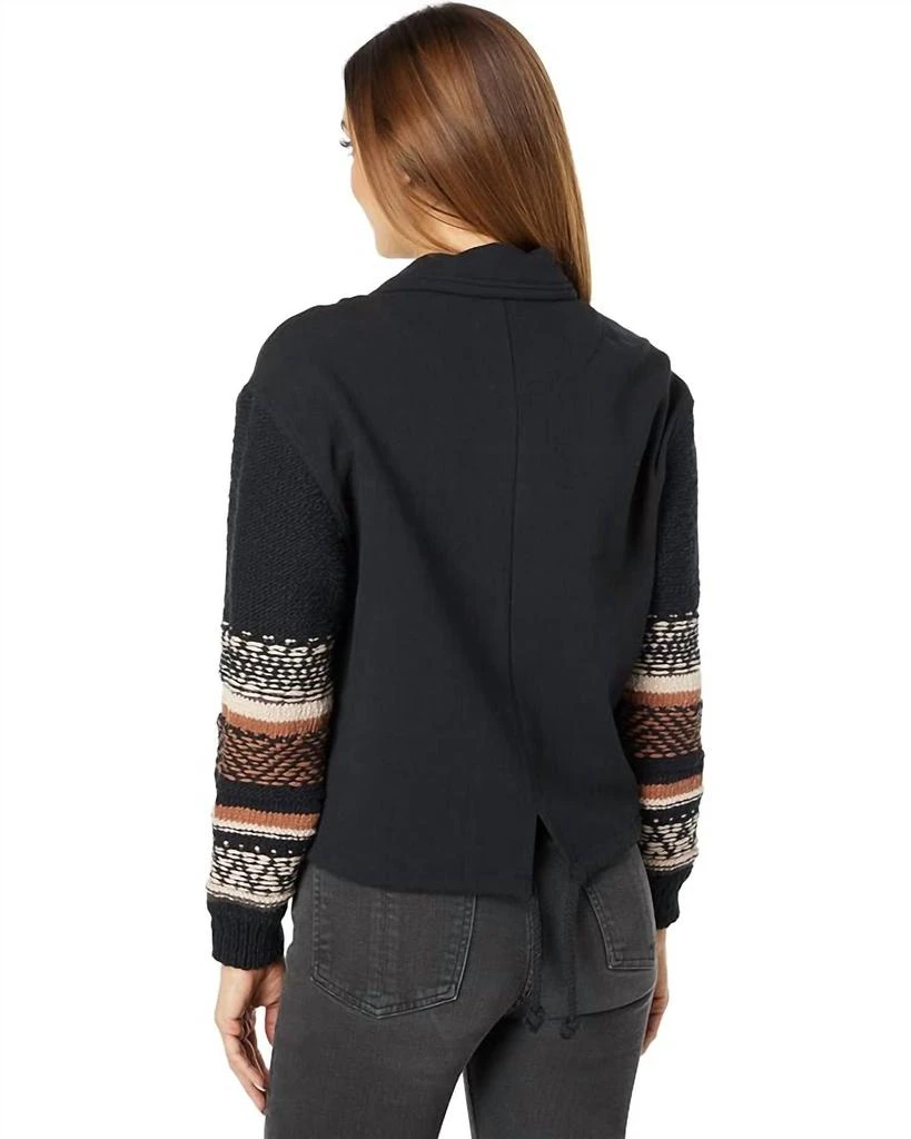 Saltwater Luxe Saltwater Luxe - Sweater Sleeve Snap Front Jacket 2
