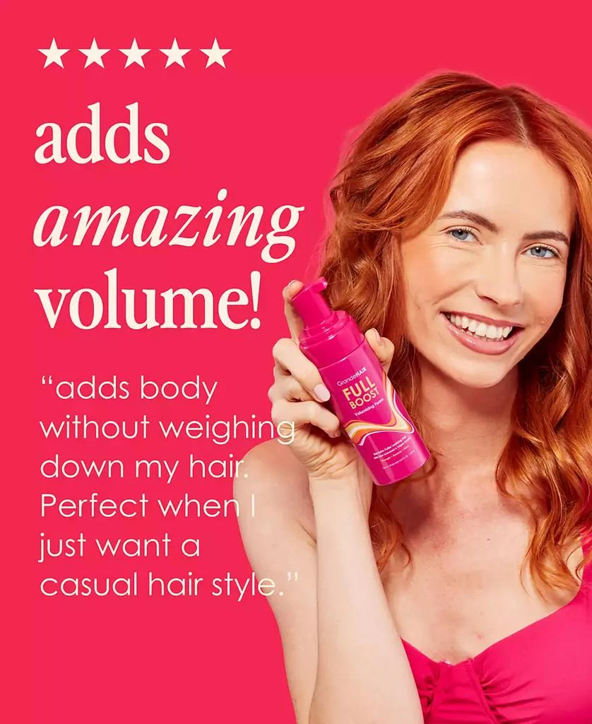Grande Cosmetics GrandeHAIR Full Boost Volumizing Foam, 5.07 oz. 11