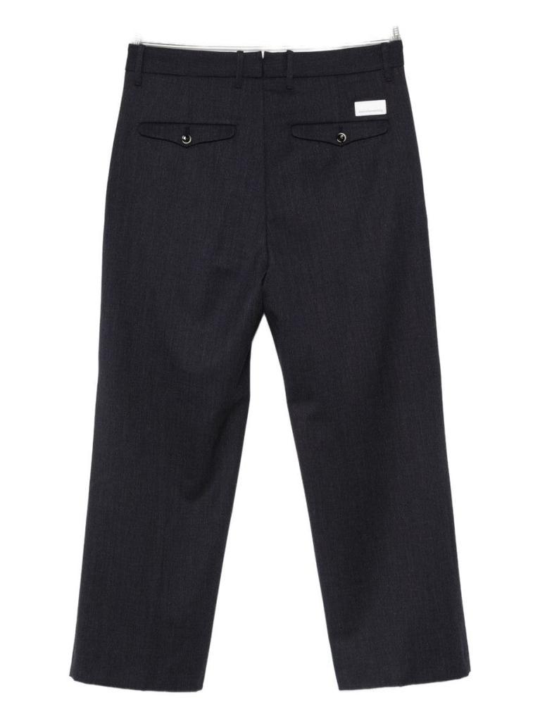 Nine In The Morning Cropped Tailored Trousers With Clean Front