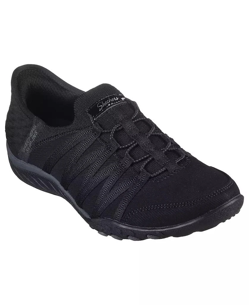 SKECHERS Women's Slip-Ins-Relaxed Fit- Breathe-Easy - Roll with Me Slip-On Casual Sneakers from Finish Line 1
