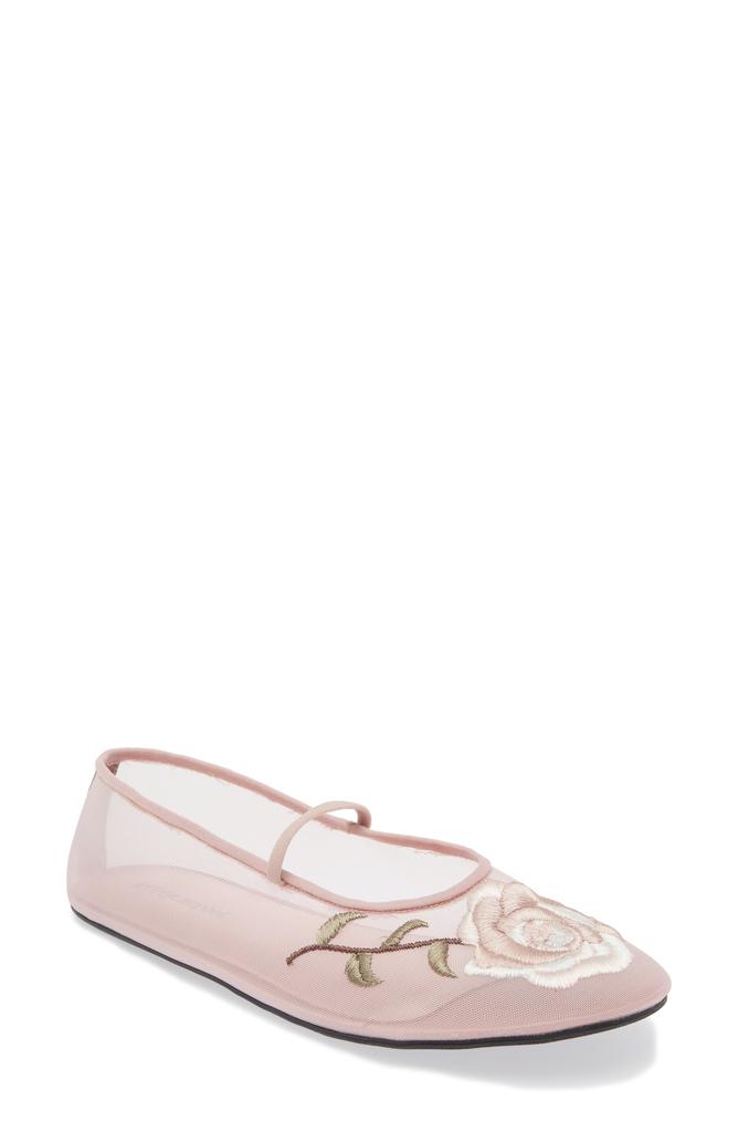 Jeffrey Campbell Swan Flower Mary Jane Flat