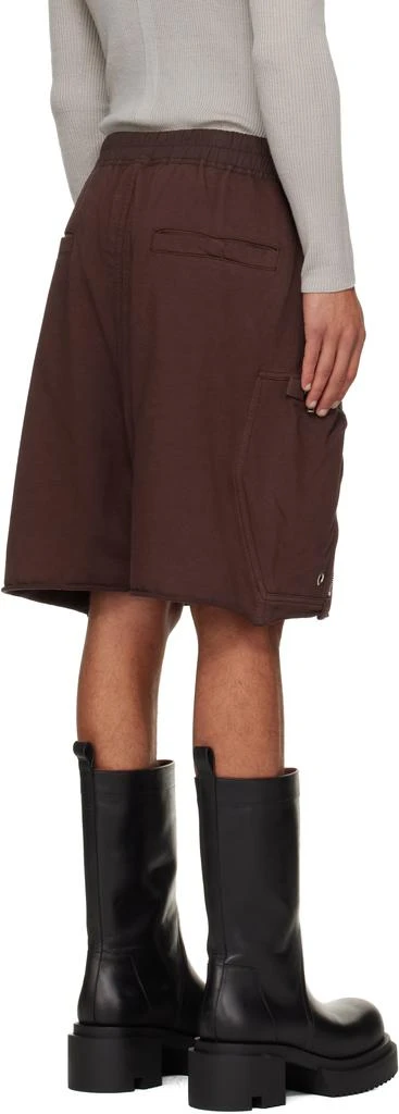 Rick Owens Burgundy Concordians Bauhaus Shorts 3