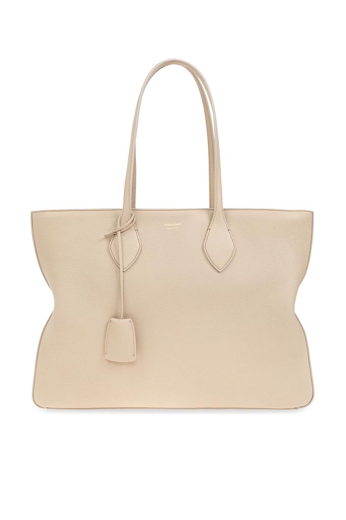 トートバッグ FERRAGAMO Pink leather mini Wanda handbag Ferragamo Wanda Leather Mini Bag | Pink | FARFETCH