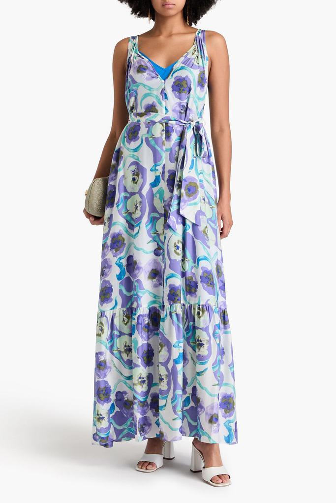 Diane von Furstenberg Jodie floral-print habotai maxi dress