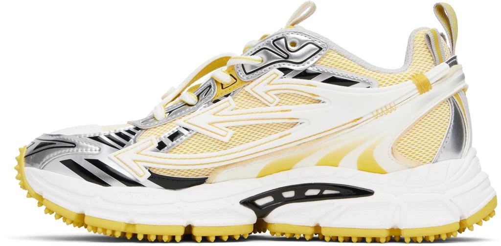 Off-White Yellow & White Be Right Back Sneakers 3