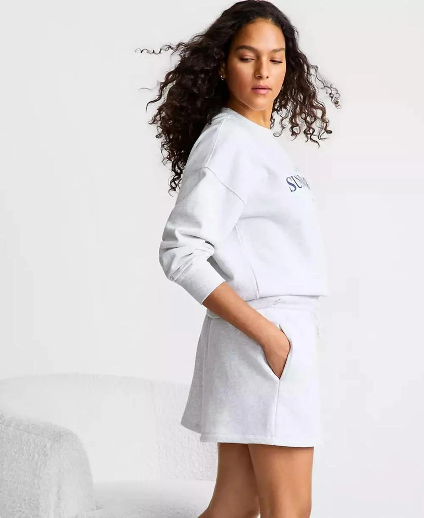 State of Day Women
s Paperbag-Waist French Terry Shorts, Macy
s Exclusive 2