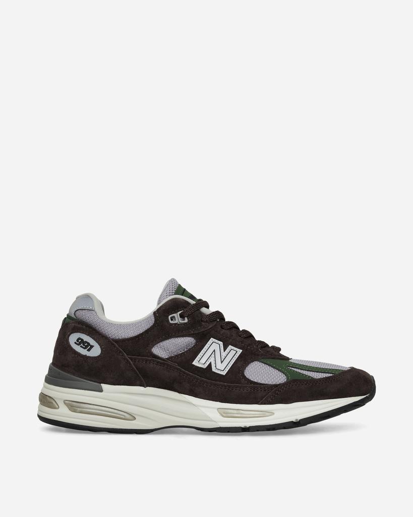 New Balance MADE in UK 991v2 Sneakers Licorice / Lavender Grey / Douglas Fir