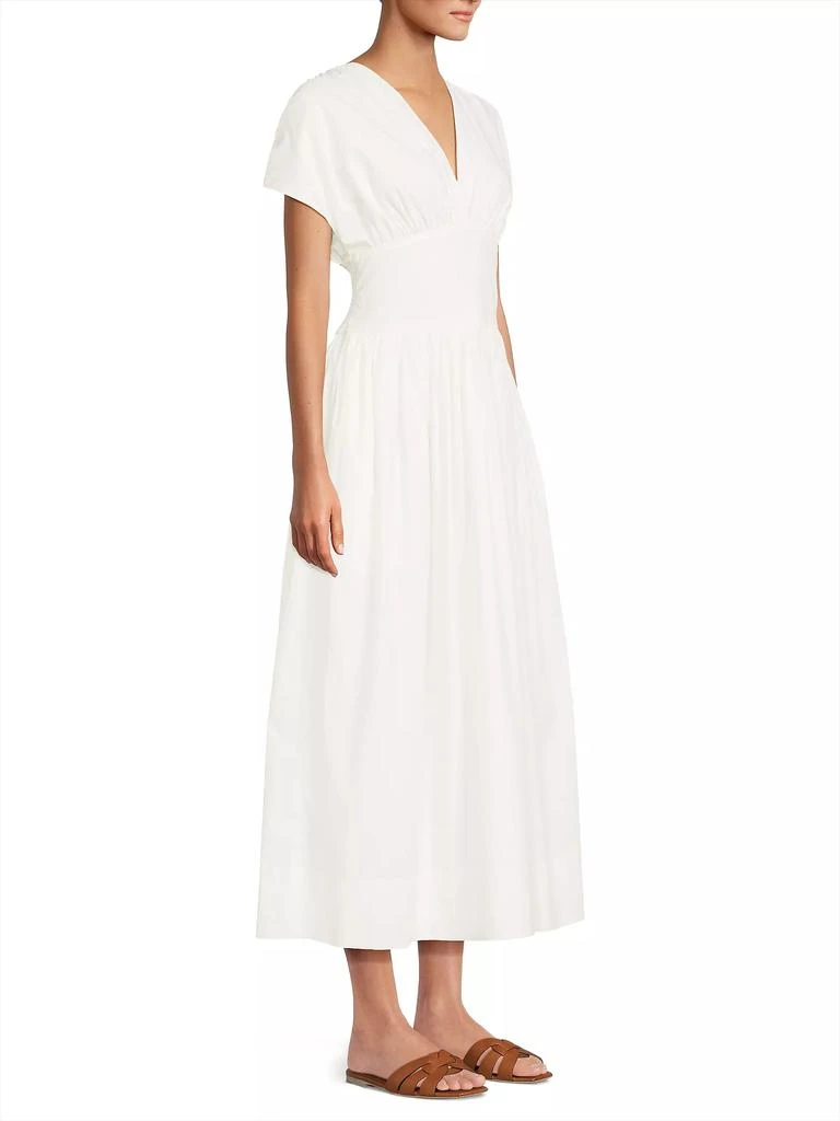 Faithfull the Brand Auve Cotton Midi-Dress 4