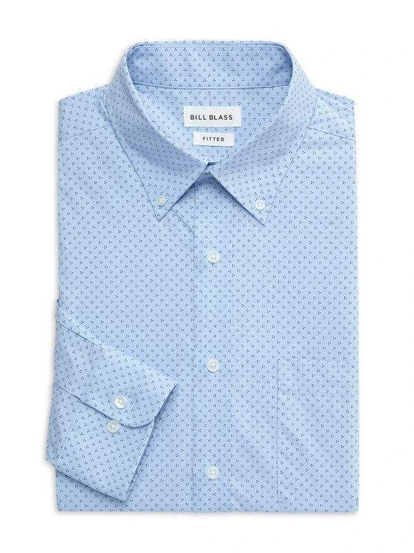 Bill Blass Fitted Dobby Woven Dress Shirt 1