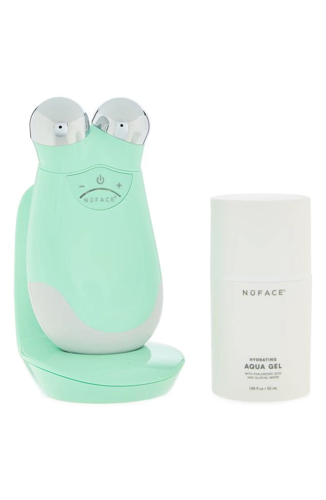 NuFACE<sup>®</sup> Trinity Smart Advanced Facial Toning Device Set - Seafoam - Refurbished 1