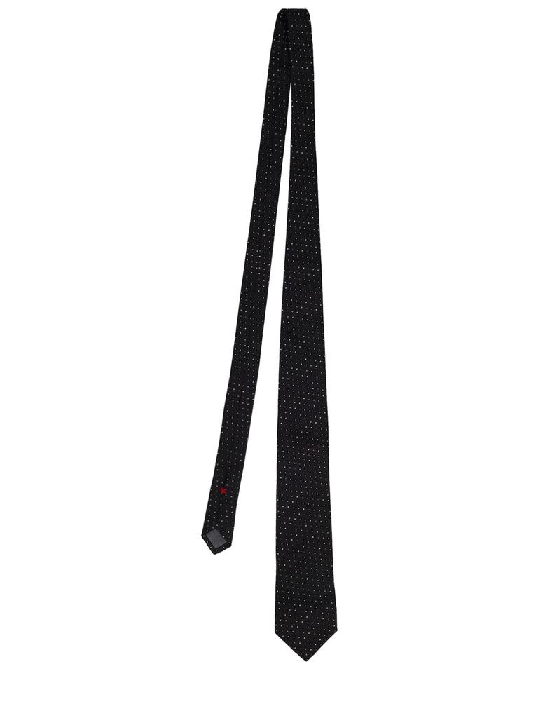 BRUNELLO CUCINELLI Silk Micropois Tie