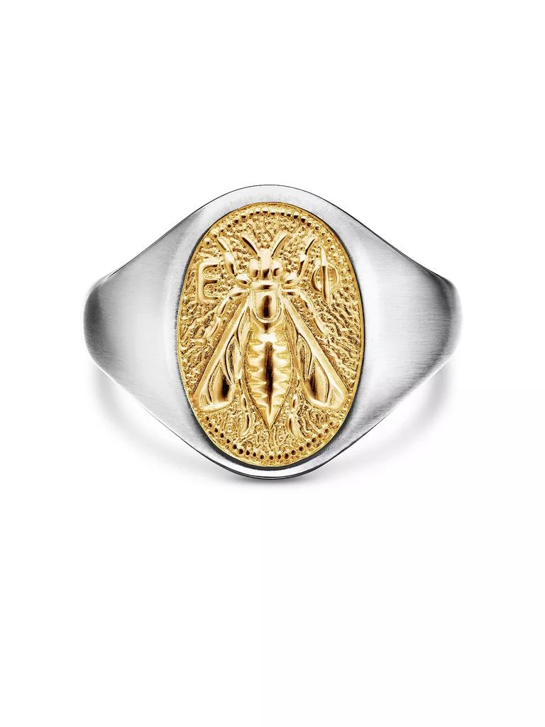 David Yurman Petrvs Bee Pinky Ring in Sterling Silver 6