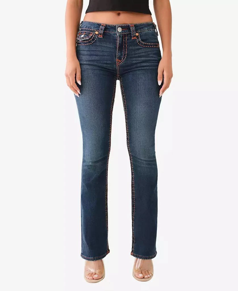 True Religion Women's Becca Bootcut Super T Flap Jean 1