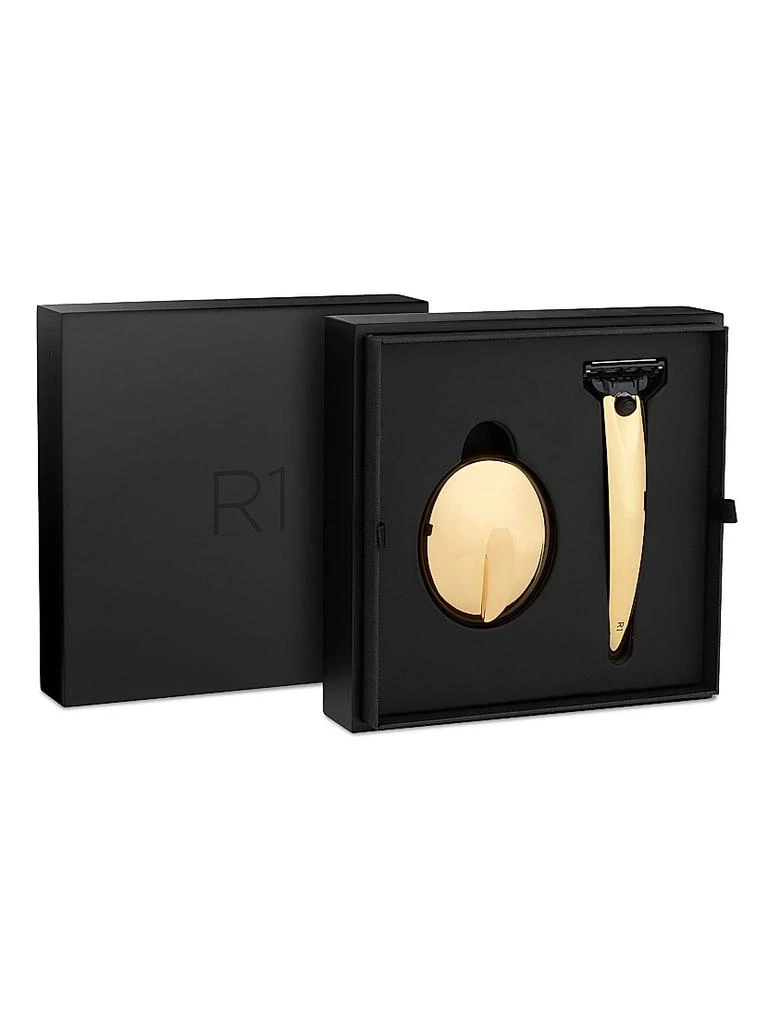 Bolin Webb R1 24K Gold-Plated Razor & Stand 4-Piece Set 2