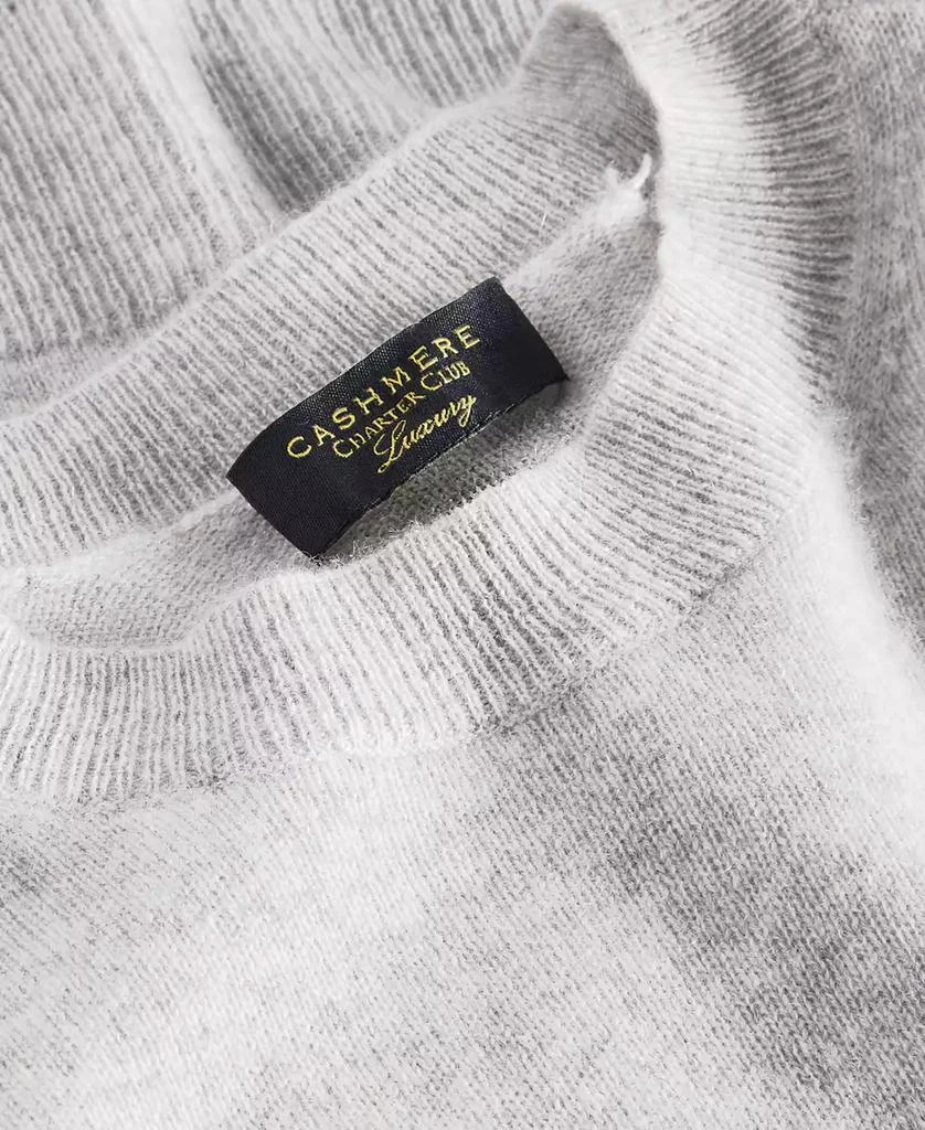 Charter Club Women's Embellished Star Long-Sleeve 100% Cashmere Sweater, Created for Macy's 4
