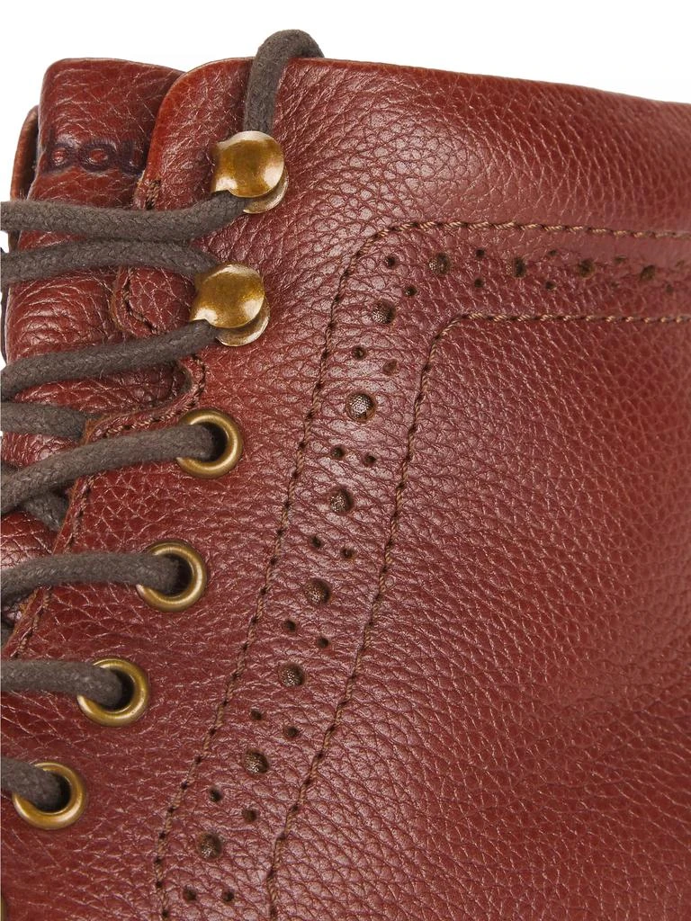 Barbour Seaton Lace-Up Leather-Blend Boots 6