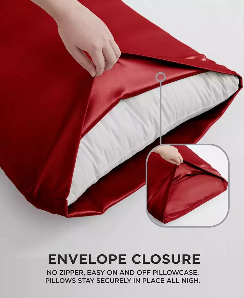 Juicy Couture Satin 4 Piece Sheet Set, Full 4