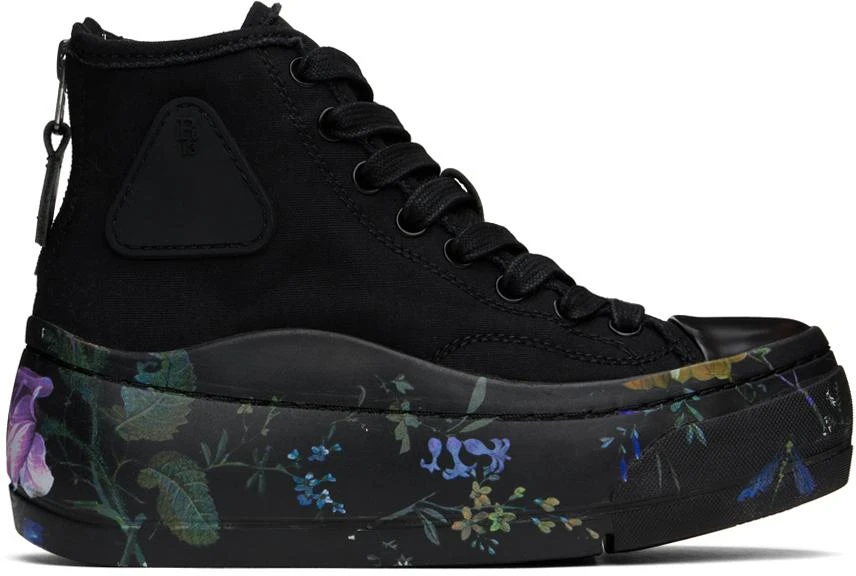 R13 Black Kurt High Top Sneakers 1